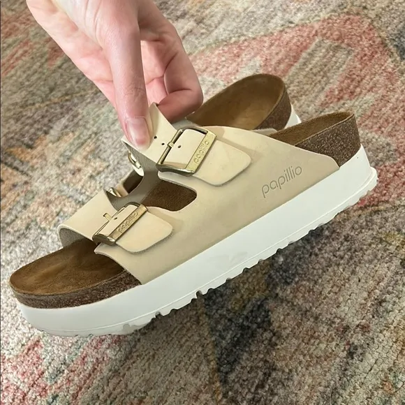 Papillio Women's Cream Sandals Size 36 5-5.5