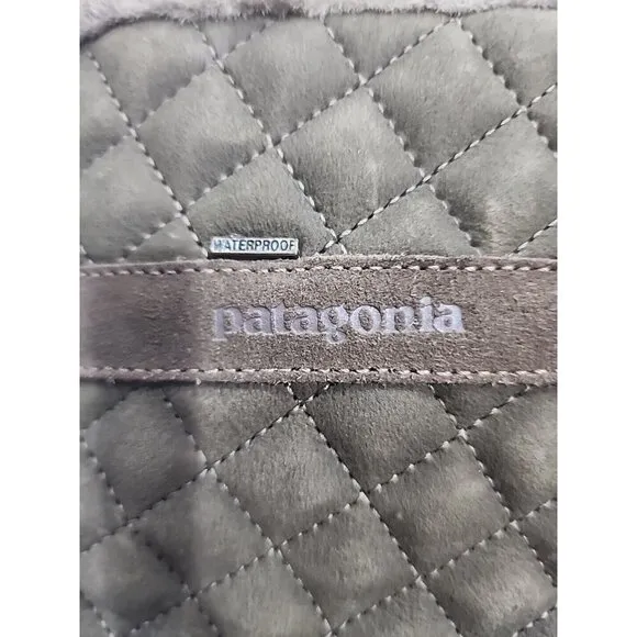 Patagonia Canteen Boots Olive Nite Waterproof Faux Fur Winter Snow Women's 11