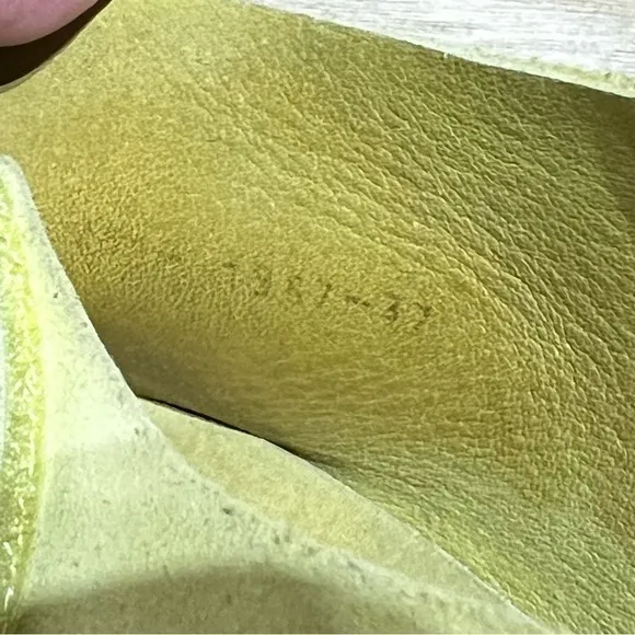 Pedro Garcia Yellow Suede Jules Sandals