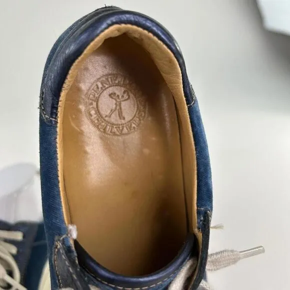 PENELOPE CHILVERS Paradise Velvet/Metallic Sneakers US 7.5 Blue Trainer Shoes