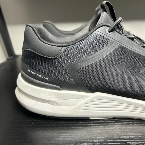 Peter Millar Mens Size 13 Camberfly Sneaker Black Shoes Casual