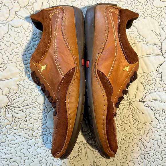 PIKOLINOS Fuencarral Brown Leather Lace Up Brown Casual Shoes Men's 8.5 EUR 42