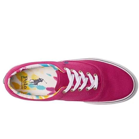 Polo Ralph Lauren Keaton 816861080003 Sneakers Men Vivid Pink Skate Shoes MKAS24