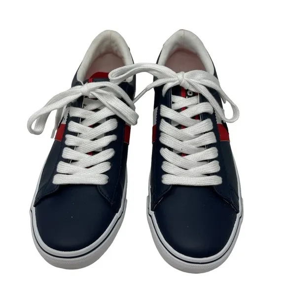 Polo Ralph Lauren Big Boys Size 5 Westcott 11 Leather tie shoes sneakers New