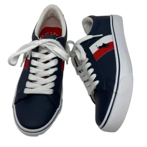 Polo Ralph Lauren Big Boys Size 5 Westcott 11 Leather tie shoes sneakers New