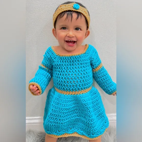 Princess Merida brave Baby crochet outfit