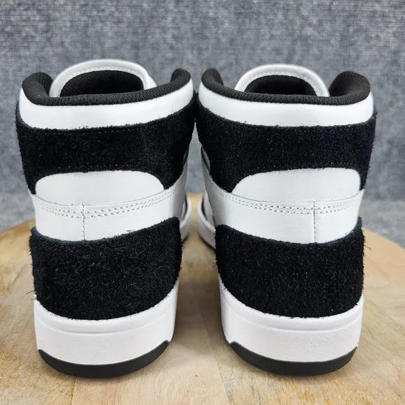 Puma Rebound Layup Mid Mens Size 9 White Black Shoes Trainers Casual Sneakers