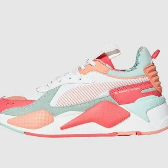 Puma RS-X‎ Size 4 Flower Aura Sneakers Shoes New Kids