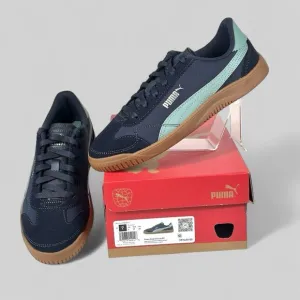 PUMA Shoes Men's Size 7 Club 5v5 Lux OG Suede Navy Green Silver Sneakers NWB