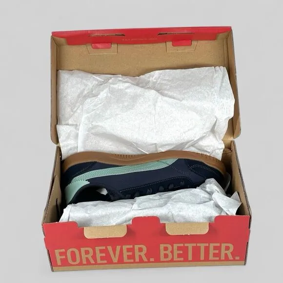 PUMA Shoes Men's Size 7 Club 5v5 Lux OG Suede Navy Green Silver Sneakers NWB