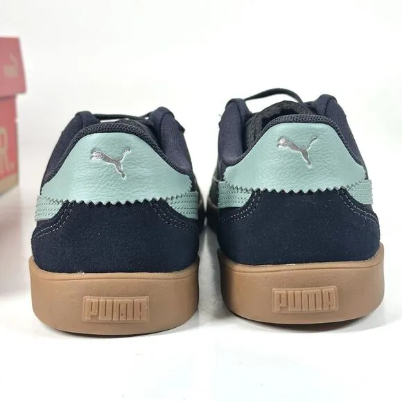 PUMA Shoes Men's Size 7 Club 5v5 Lux OG Suede Navy Green Silver Sneakers NWB