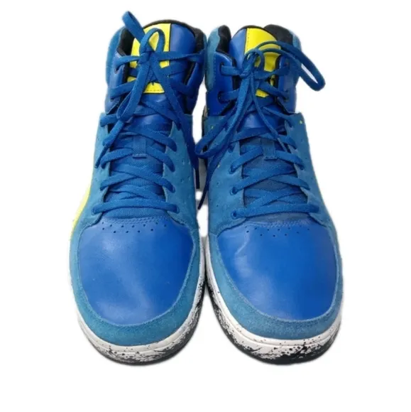 Puma x Subaru Rally Cross Street Mid Sneakers Men's 10.5 Shoes~Skull~Blue Yellow