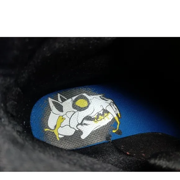 Puma x Subaru Rally Cross Street Mid Sneakers Men's 10.5 Shoes~Skull~Blue Yellow