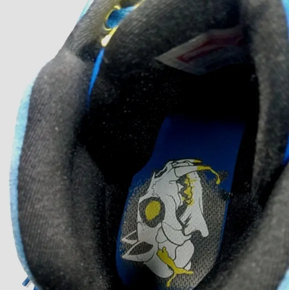 Puma x Subaru Rally Cross Street Mid Sneakers Men's 10.5 Shoes~Skull~Blue Yellow