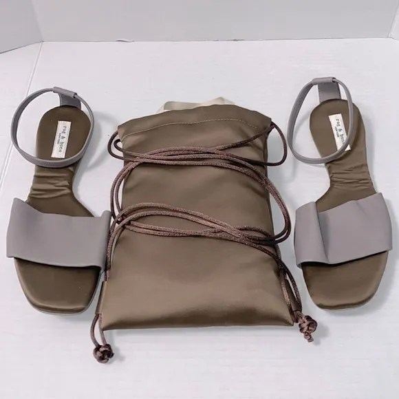 Rag and bone Ellory packable sandals size 39.5 size 9 sandals like new condition
