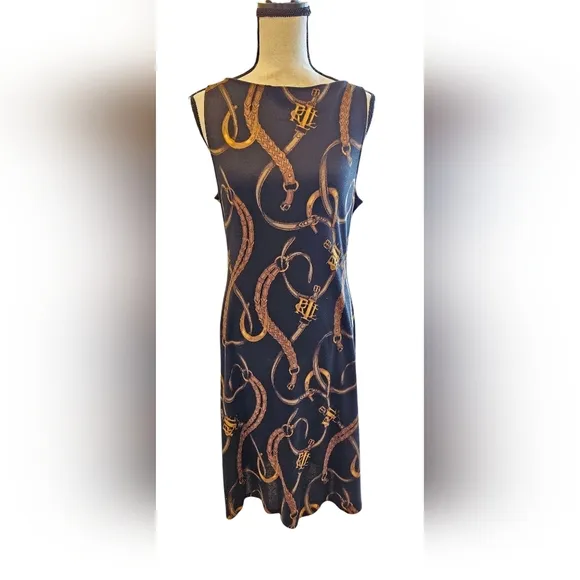 Ralph Lauren Equestrian Themed Dress SZ - M