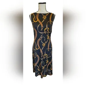 Ralph Lauren Equestrian Themed Dress SZ - M