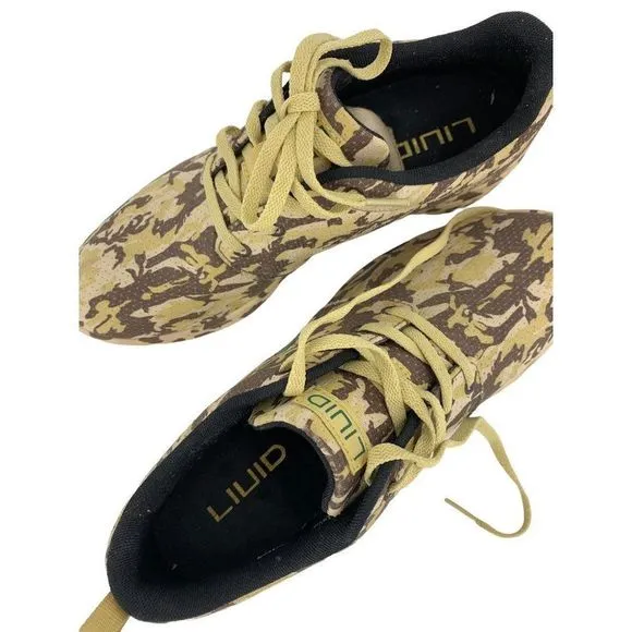 Rare men’s LIUID camo print athletic shoes sz 9 1748 Designer Collector