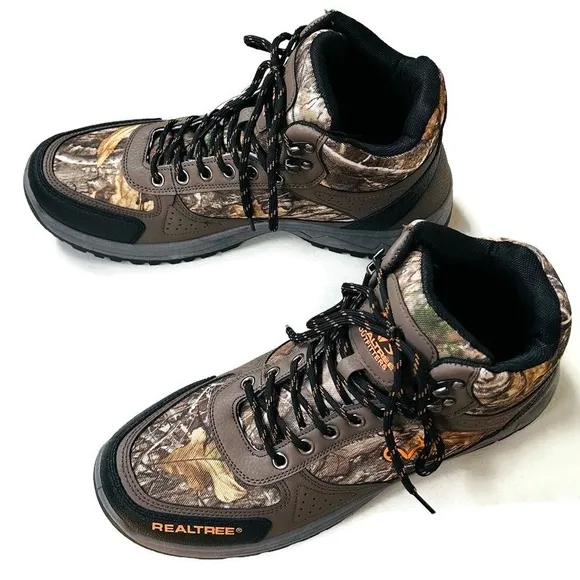 Realtree Outfitters Mens Trace Camo Brown Boots Size 13