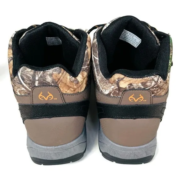 Realtree Outfitters Mens Trace Camo Brown Boots Size 13