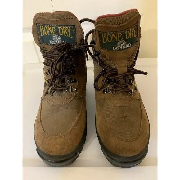 Redhead Bone Dry Gore Tex Boots Womens Sz 8.5 Work Boots‎ Hiking Brown