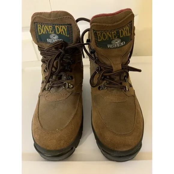 Redhead Bone Dry Gore Tex Boots Womens Sz 8.5 Work Boots‎ Hiking Brown