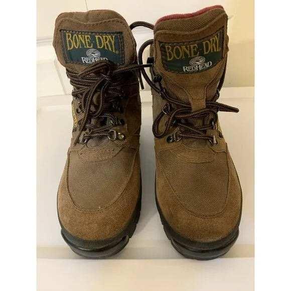 Redhead Bone Dry Gore Tex Boots Womens Sz 8.5 Work Boots‎ Hiking Brown