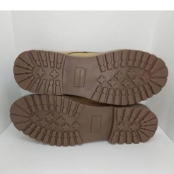 Rocawear NEW Men's Wheat Brown Faux Leather Hiking Boots - sz. 12