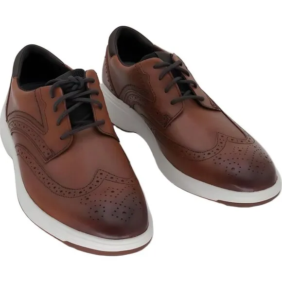 Rockport Men's Noah Wingtip Walking Shoe Tan EU 41 Size 8M