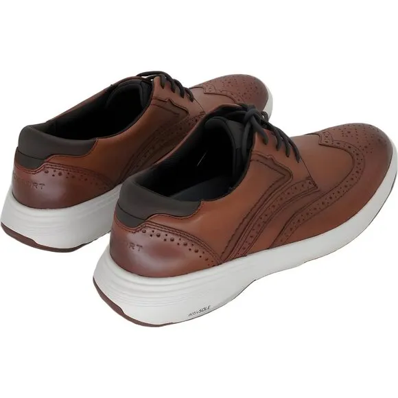 Rockport Men's Noah Wingtip Walking Shoe Tan EU 41 Size 8M