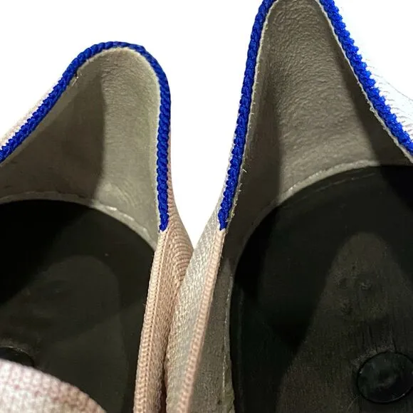 Rothys Slip On Sneaker Womens 8.5 Pale Pink Contemporary Sustainable Casual Rare