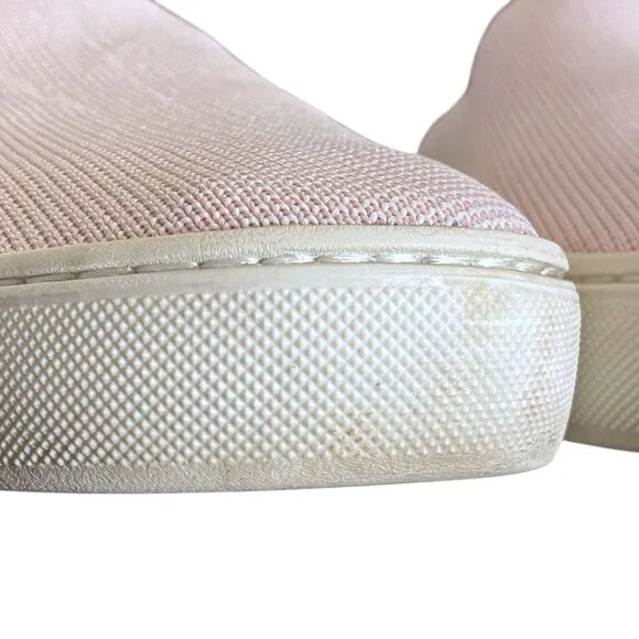 Rothys Slip On Sneaker Womens 8.5 Pale Pink Contemporary Sustainable Casual Rare