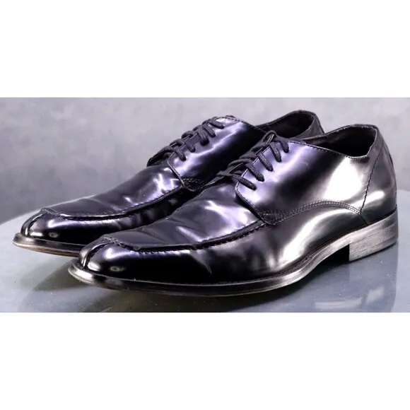 Saks Fifth Avenue Red Men's Dress Shoes Size 10.5 Leather Black