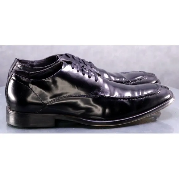 Saks Fifth Avenue Red Men's Dress Shoes Size 10.5 Leather Black