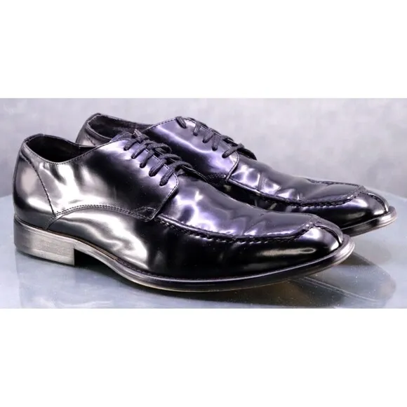 Saks Fifth Avenue Red Men's Dress Shoes Size 10.5 Leather Black