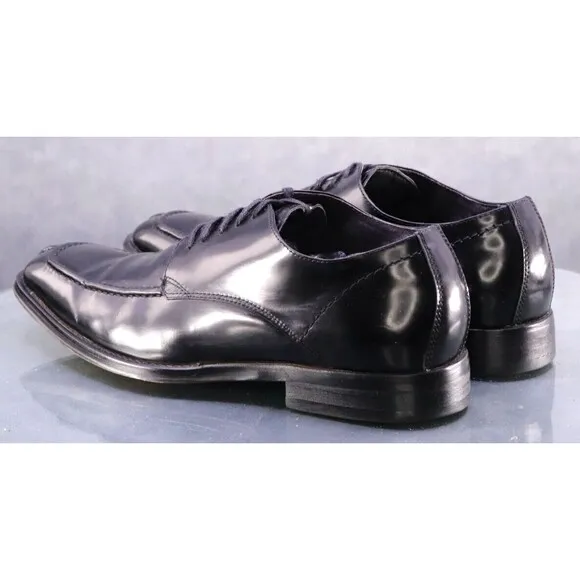 Saks Fifth Avenue Red Men's Dress Shoes Size 10.5 Leather Black