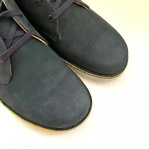 Samual Hubbard Blue Suede Leather Lace Up Mens Comfort Walking Loafer Size 9