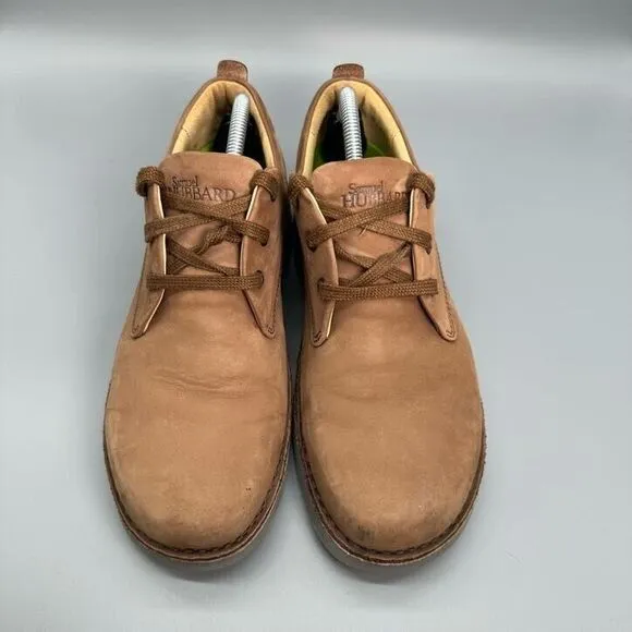 Samuel Hubbard Free Oxford Mens 9.5 Brown Tan Leather Shoes Lace Up Low Sneakers