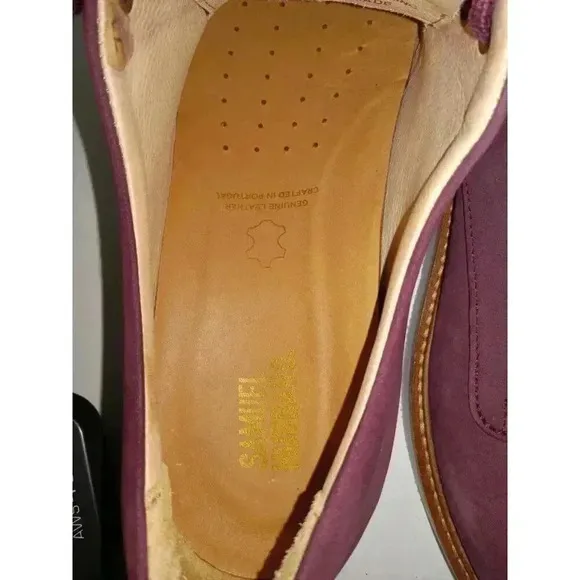 Samuel Hubbard Mens Shoes 7 Casual Lace Up Burgundy Leather Oxford 4216