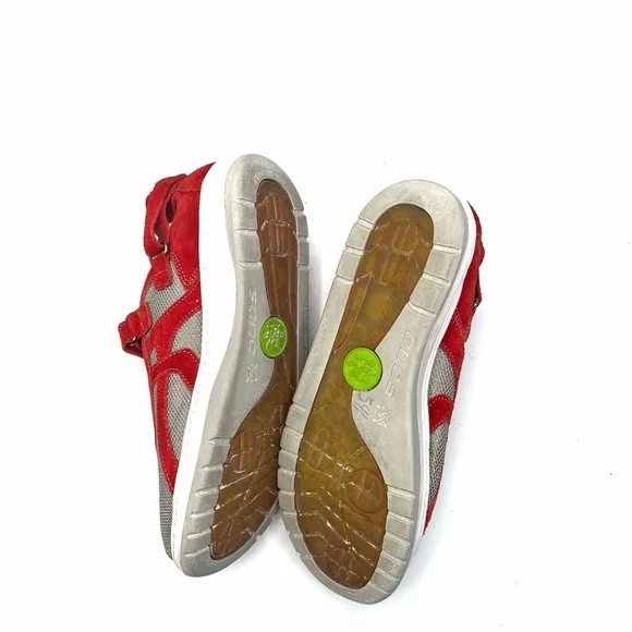 Sano By Mephisto Excess Women's Mary Jane Walking Shoes Size 10 Red EUC