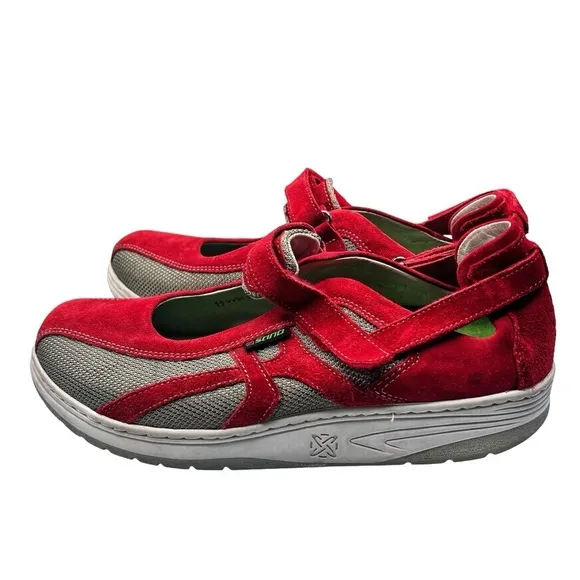 Sano By Mephisto Excess Women's Mary Jane Walking Shoes Size 10 Red EUC
