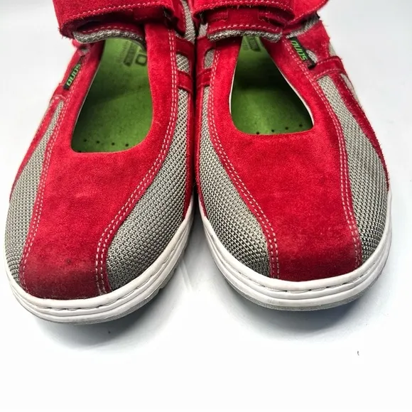 Sano By Mephisto Excess Women's Mary Jane Walking Shoes Size 10 Red EUC