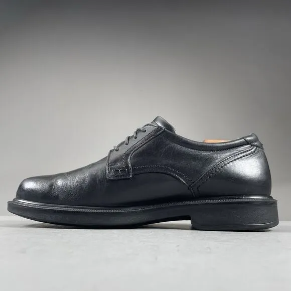 SAS Ambassador Men’s Size 9 M Lace-Up Black Leather Plain-Toe Oxford Dress Shoes