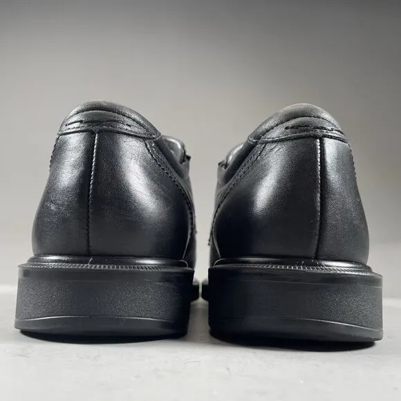 SAS Ambassador Men’s Size 9 M Lace-Up Black Leather Plain-Toe Oxford Dress Shoes