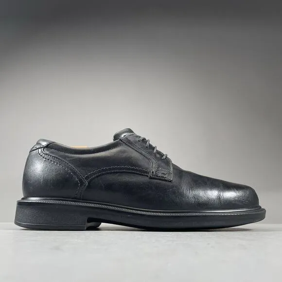 SAS Ambassador Men’s Size 9 M Lace-Up Black Leather Plain-Toe Oxford Dress Shoes