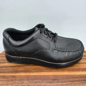 SAS Bout Time Shoes Men's 9 Extra Wide Black Leather Casual Walking Sneakers