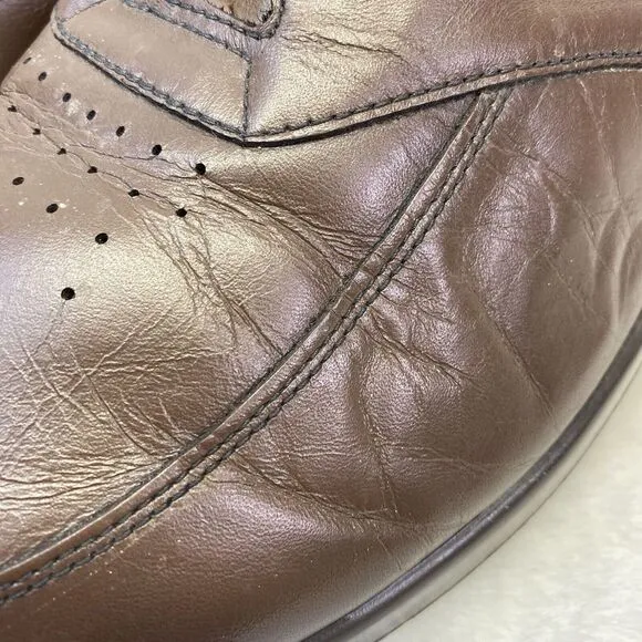 SAS Time Out Walking Shoe Antique‎ Walnut Brown Size 14 R/N Men's Comfort Shoes