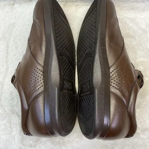 SAS Time Out Walking Shoe Antique‎ Walnut Brown Size 14 R/N Men's Comfort Shoes