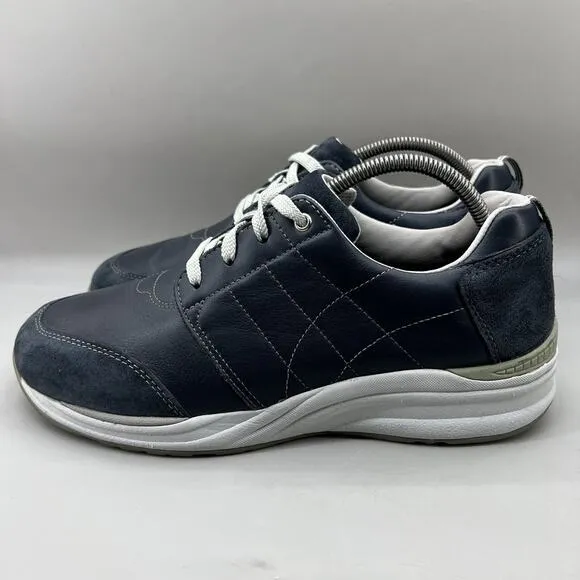 SAS Venture Orthopedics Sneakers Men Size 10.5 M Navy Blue Walking Comfort Shoes