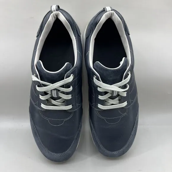 SAS Venture Orthopedics Sneakers Men Size 10.5 M Navy Blue Walking Comfort Shoes